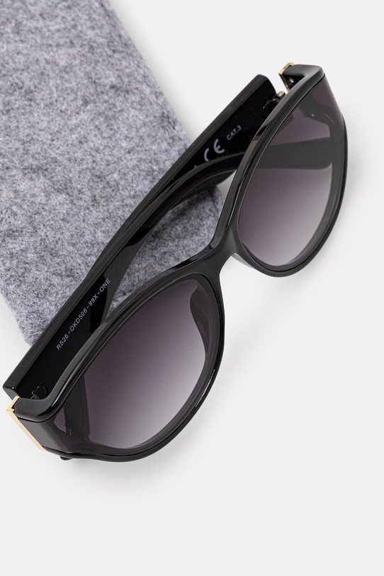 Sluneční brýle „kočičí oči“ ženské černá RS26-OKD506