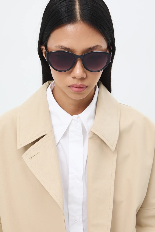 Sluneční brýle „kočičí oči“ ženské RS26-OKD506 černá