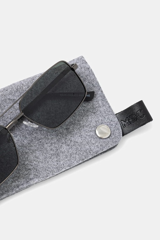 Akcesoria Okulary przeciwsłoneczne kwadratowe męskie RS26-OKM902 czarny