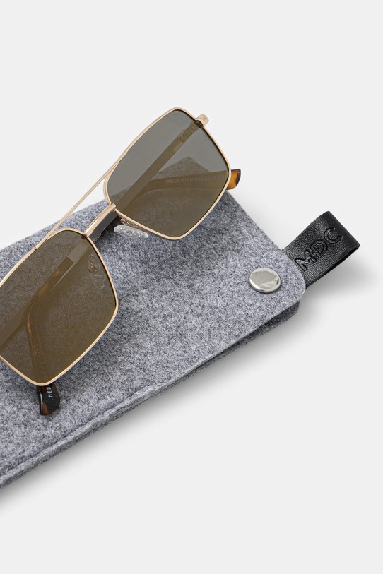 štvorcové slnečné okuliare pánske zlatá RS26-OKM902