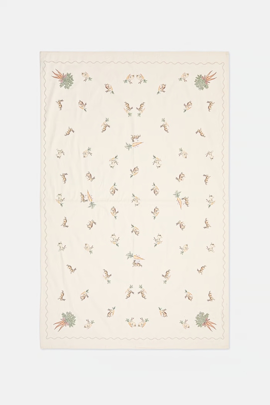 Medicine obrus bawełniany beżowy RS26-ORU423