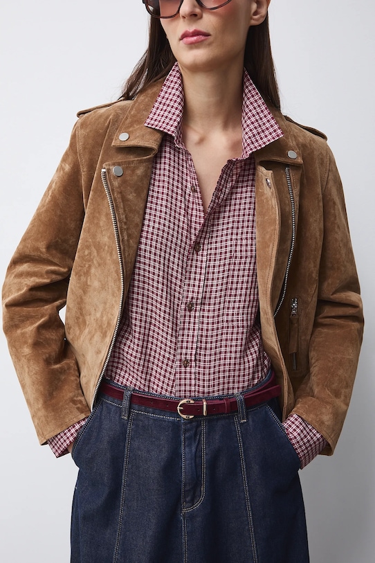 Medicine pasek damski bordowy RS26-PAD504