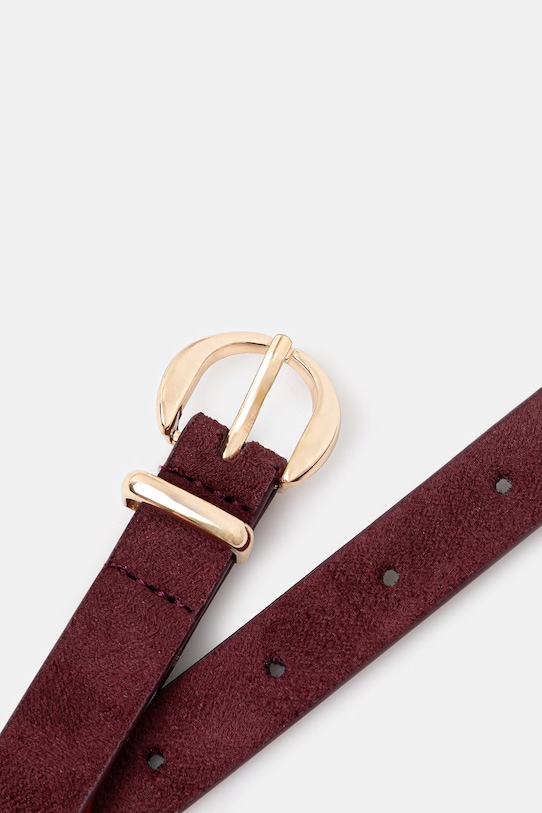 Akcesoria Medicine pasek damski RS26-PAD504 bordowy