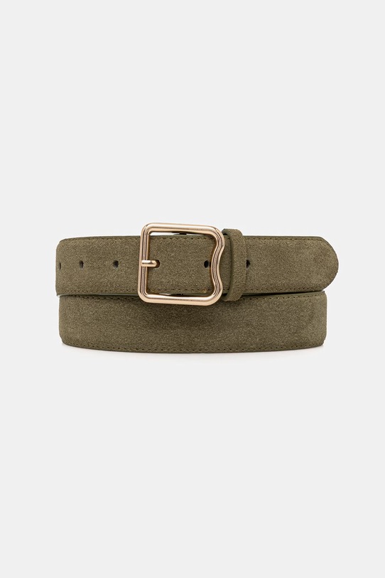 Pasek damski zamszowy RS26-PAD506 zielony RS26