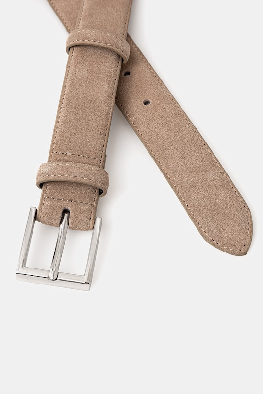 Akcesoria Medicine pasek męski zamszowy RS26-PAM500 beżowy