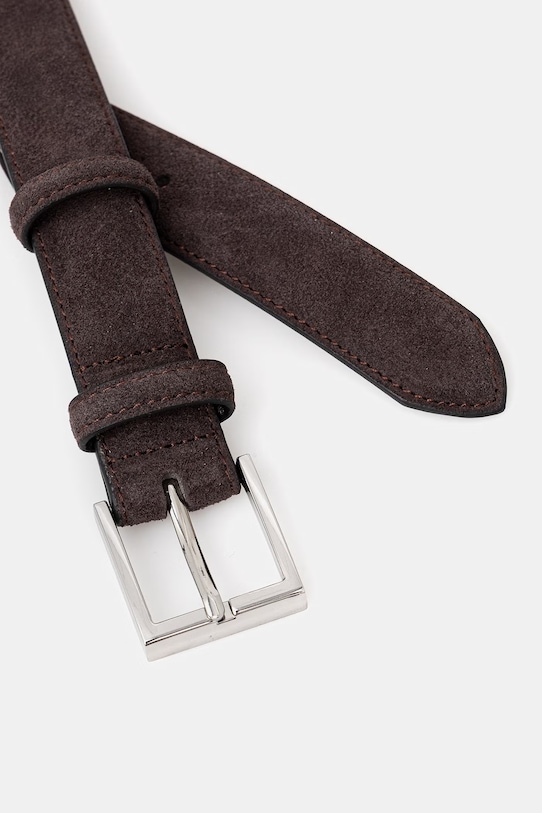 Akcesoria Medicine pasek męski zamszowy RS26-PAM500 brązowy