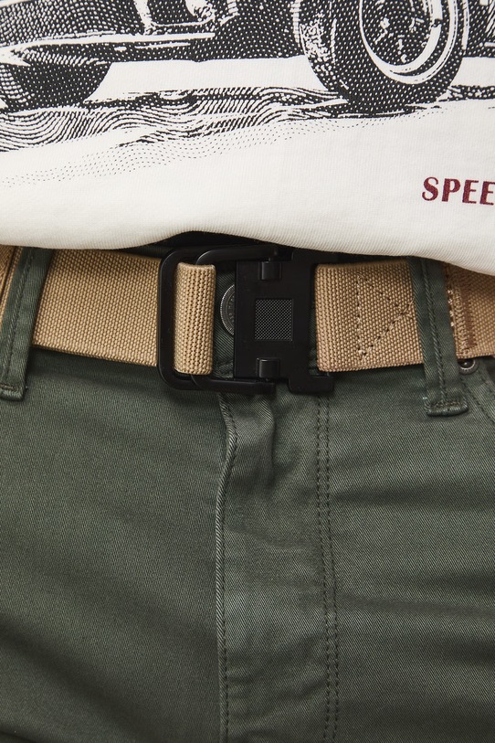 Medicine pasek parciany męski beżowy RS26-PAM501