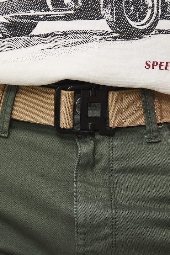 Medicine pasek parciany męski beżowy RS26-PAM501