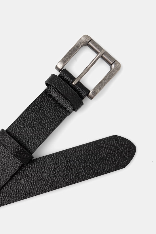 Akcesoria Medicine pasek męski z imitacji skóry RS26-PAM502 czarny