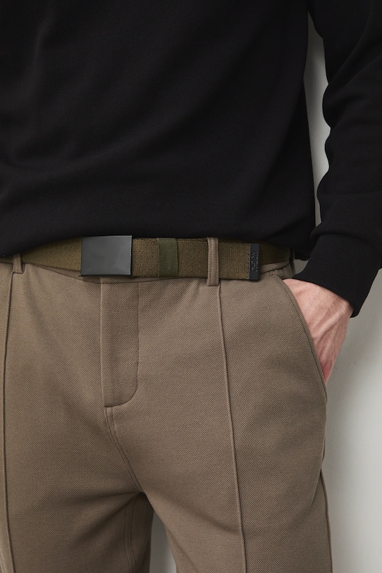 Medicine pasek parciany męski zielony RS26-PAM705