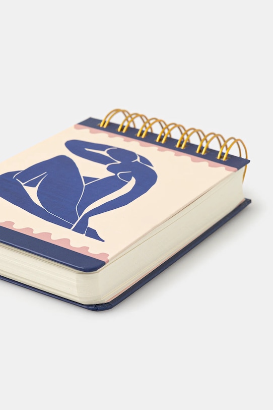 Lifestyle i travel Notatnik na spirali z kolekcji Eviva L'arte RS26-PAU251 beżowy