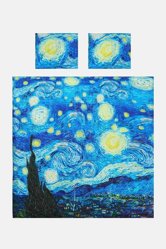 Salon i sypialnia Medicine komplet pościeli bawełnianej RS26-PCU253 granatowy