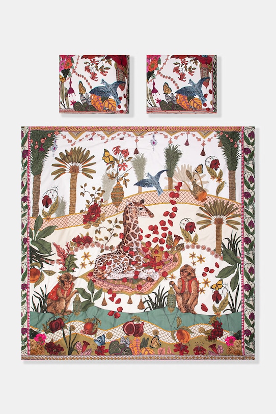 Sypialnia Komplet pościeli z bawełny satynowej z kolekcji Ilona Tambor x Medicine RS26-PCU651 multicolor