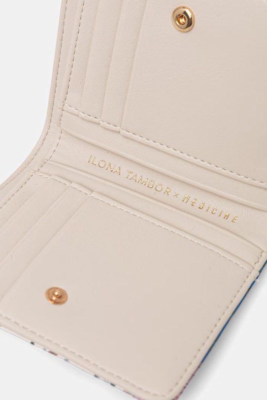 Medicine portfel damski z imitacji skóry RS26-PFD651 multicolor