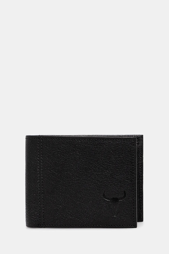 Medicine portfel skórzany skóra licowa czarny RS26-PFM300