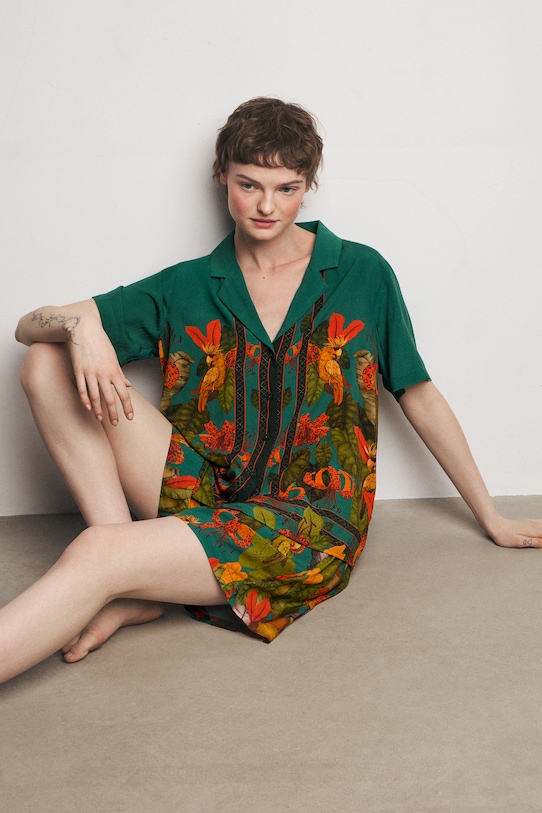 Medicine piżama damska z wiskozy multicolor RS26-PJD651