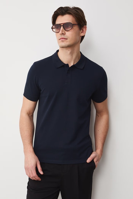 Medicine polo męskie RS26-POM050 granatowy RS26