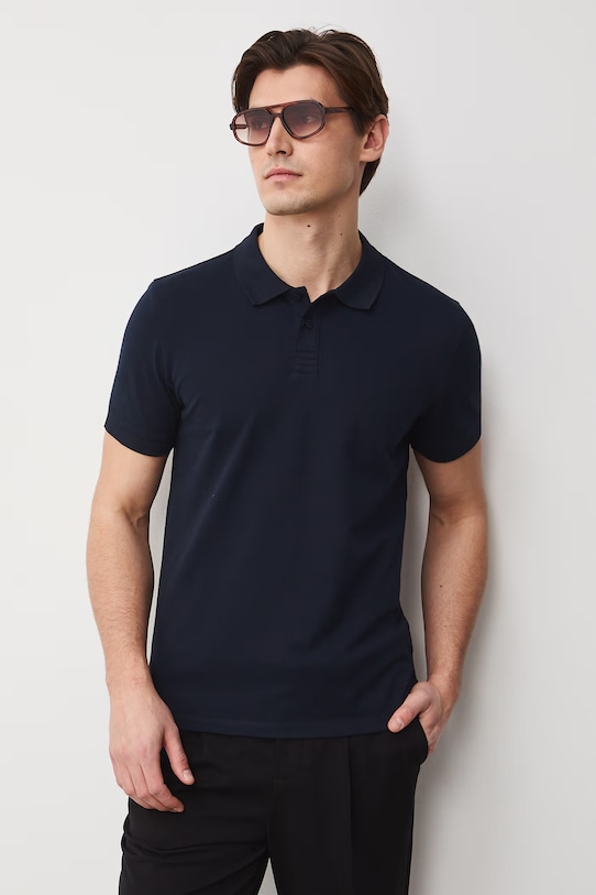 Medicine polo męskie RS26-POM050 granatowy RS26