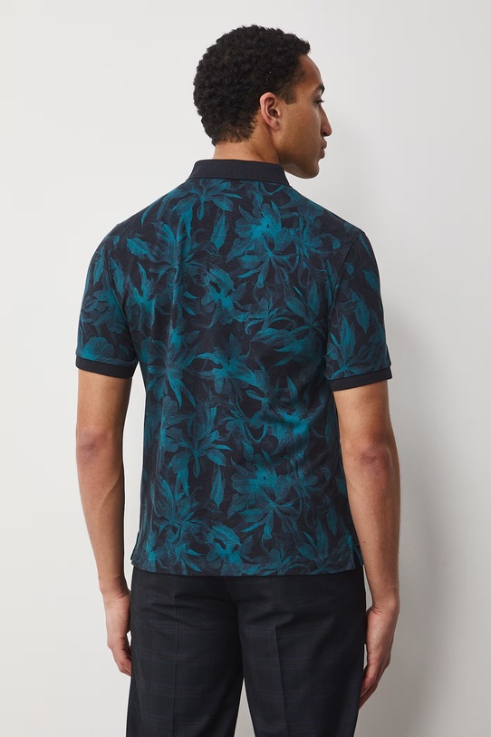 Odzież Medicine polo męskie bawełniane z elastanem RS26-POM060 czarny