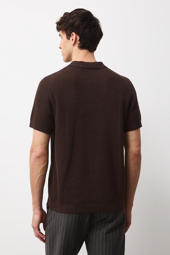 Odzież Medicine polo bawełniane RS26-POM101 brązowy