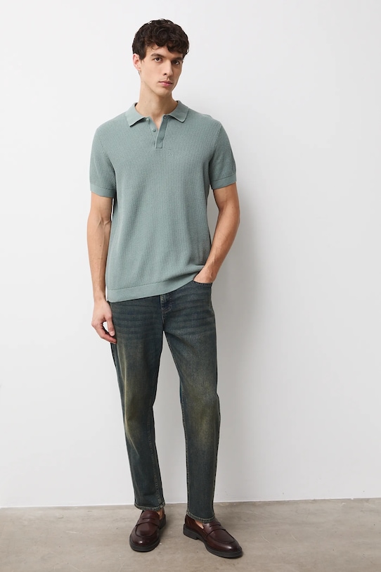 Medicine polo bawełniane RS26-POM101 zielony RS26