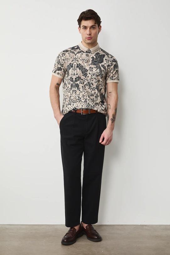 Medicine polo męskie RS26-POM302 beżowy RS26