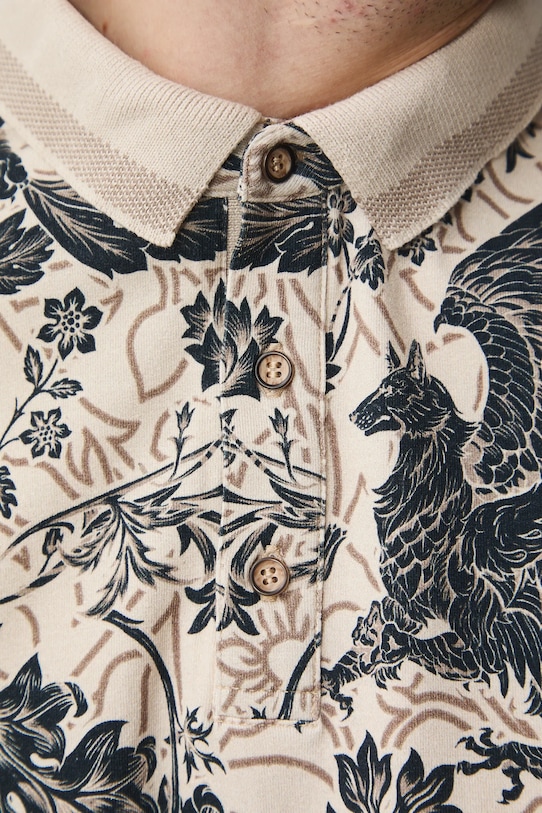 Medicine polo męskie RS26-POM302 beżowy