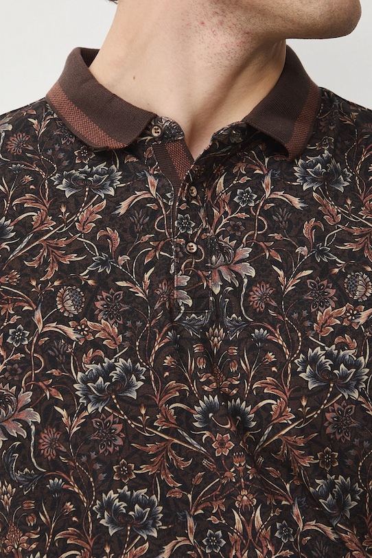 Medicine polo męskie RS26-POM302 brązowy