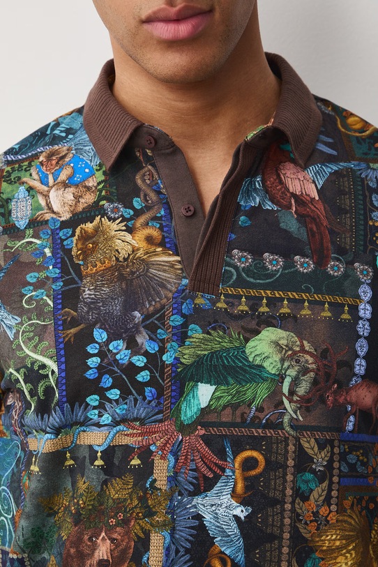 Medicine polo męskie bawełniane z elastanem RS26-POM600