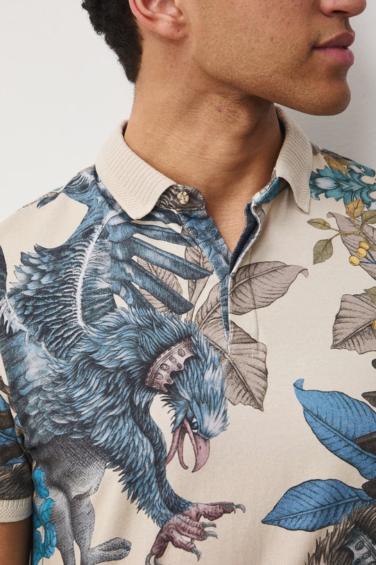 Medicine polo męskie bawełniane z elastanem RS26-POM601