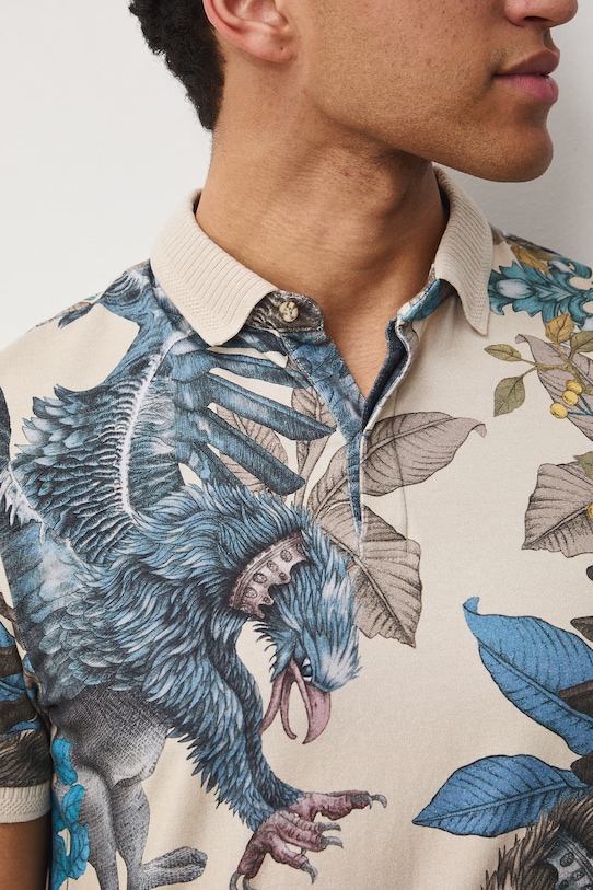 Medicine polo męskie bawełniane z elastanem RS26-POM601