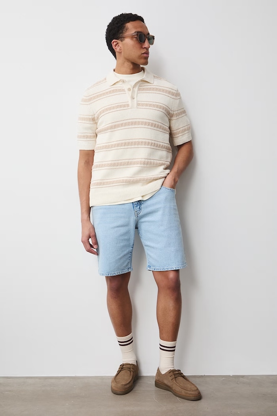 Medicine polo męskie RS26-POM701 beżowy RS26