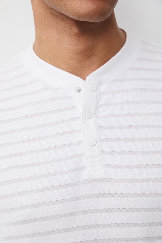 Polo męskie z bawełną RS26-POM703 biały