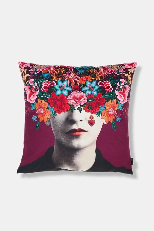 Poszewka dekoracyjna na poduszkę 500 ml wzorzysta fioletowy RS26-PSU409