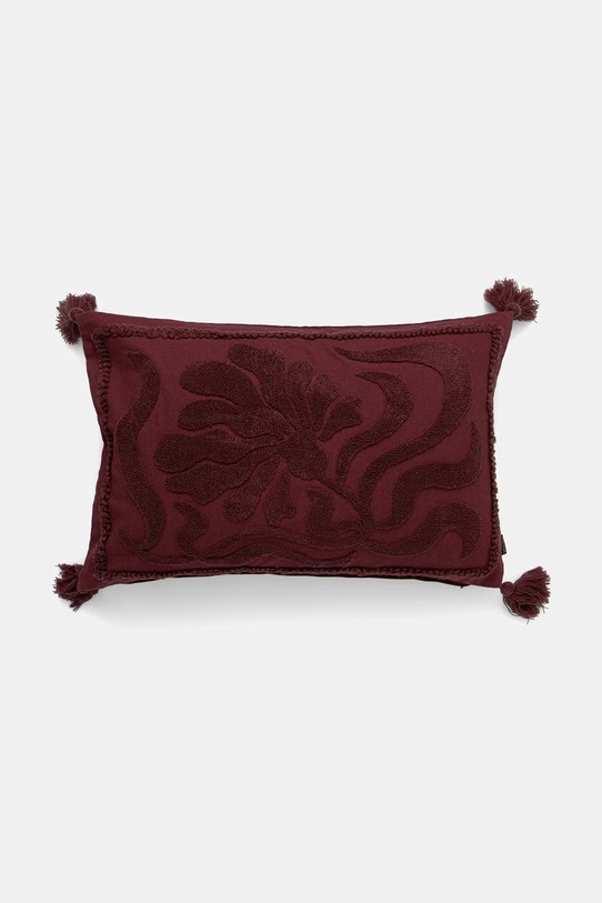 Poszewka na poduszkę dekoracyjna 40 x 60 cm bordowy RS26-PSU901