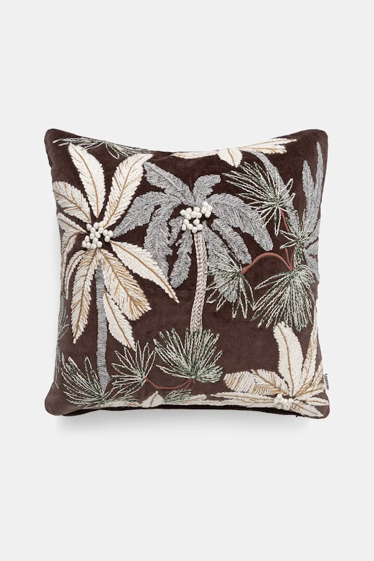 Poszewka na poduszkę ozdobna bawełniana 45 x 45 cm brązowy RS26-PSU904