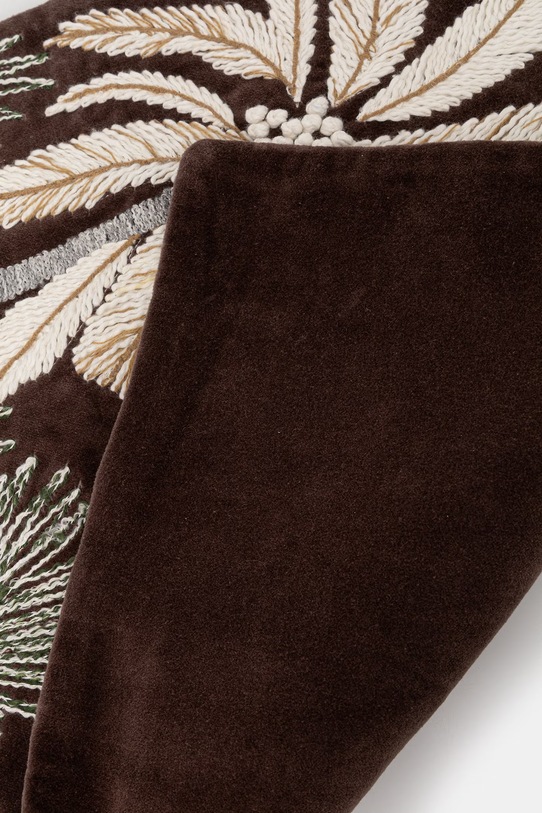 Poszewka na poduszkę ozdobna bawełniana 45 x 45 cm RS26-PSU904 brązowy RS26