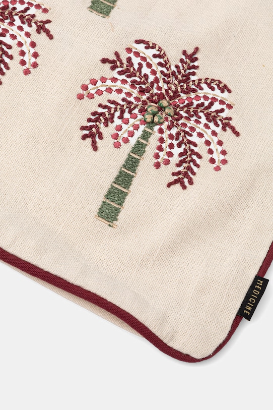 Povlak na polštář s dekorací 50 x 50 cm RS26-PSU905 béžová RS26