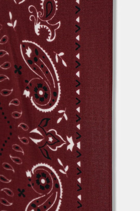 Medicine bandana damska z wiskozy bordowy RS26-SAD306