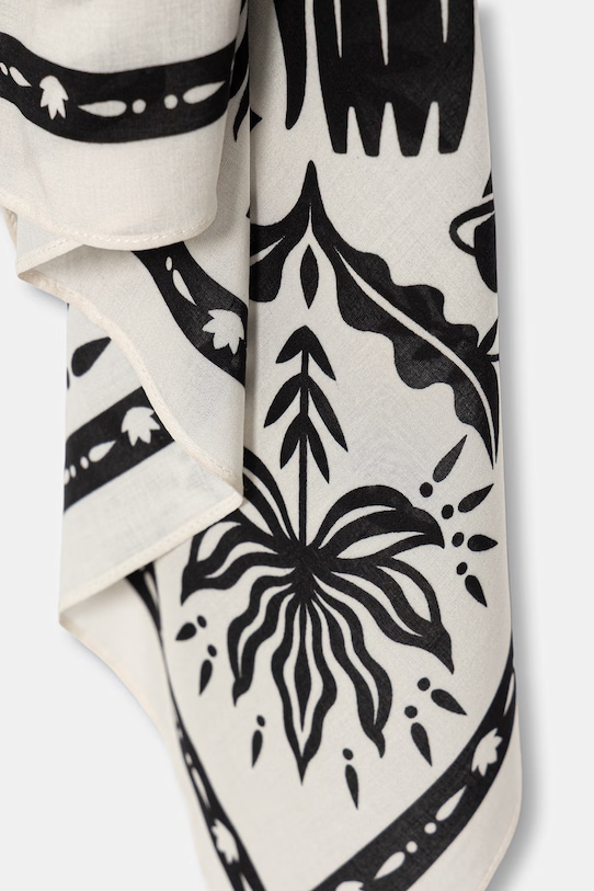 Akcesoria Medicine chusta damska z wiskozy RS26-SAD600 beżowy