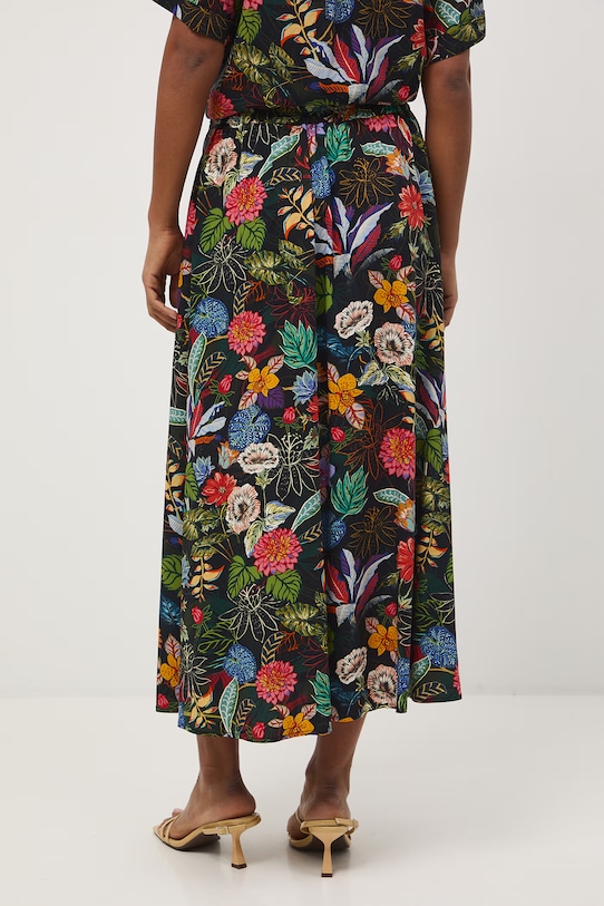 Odzież Medicine spódnica z rozcięciem z wiskozy RS26-SDD050 czarny