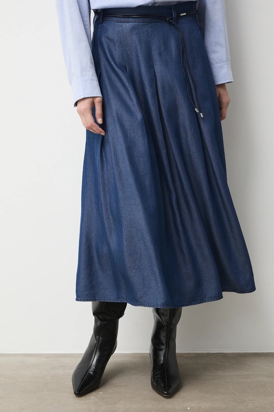 Medicine spódnica jeansowa casual granatowy RS26-SDD300