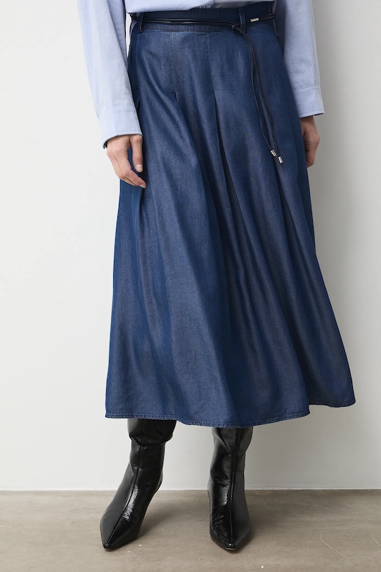 Medicine spódnica jeansowa casual granatowy RS26-SDD300