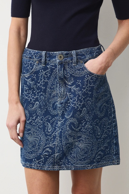 Medicine spódnica jeansowa granatowy RS26-SDD301