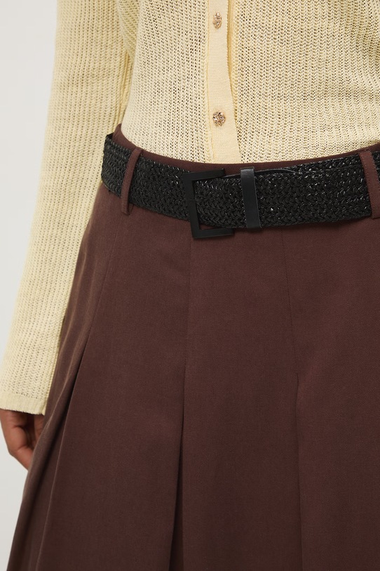 Medicine spódnica z rozcięciami RS26-SDD501 brązowy