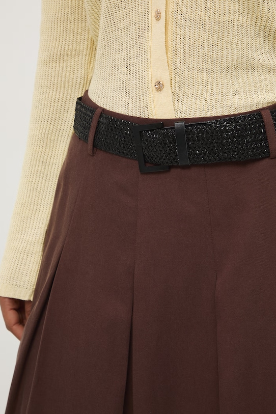 Medicine spódnica z rozcięciami RS26-SDD501 brązowy