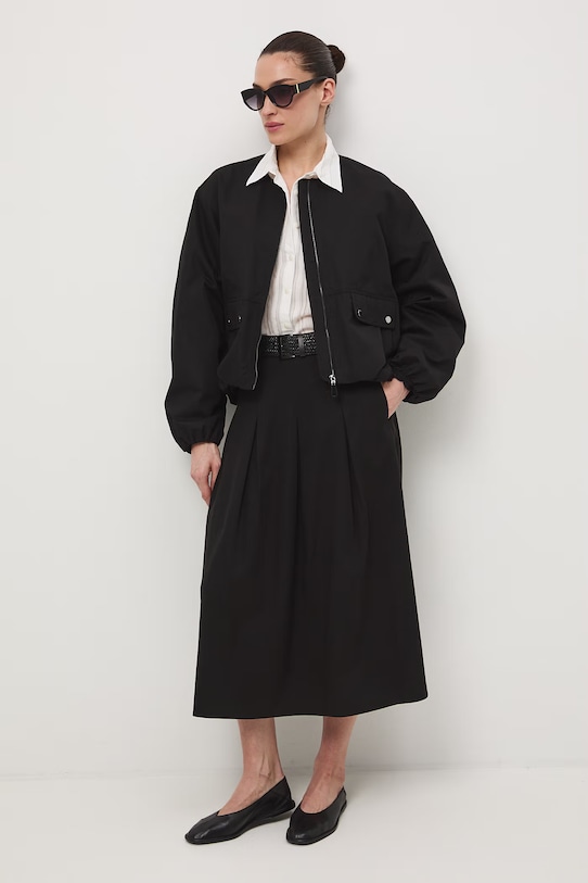 Medicine spódnica z rozcięciami RS26-SDD501 czarny RS26