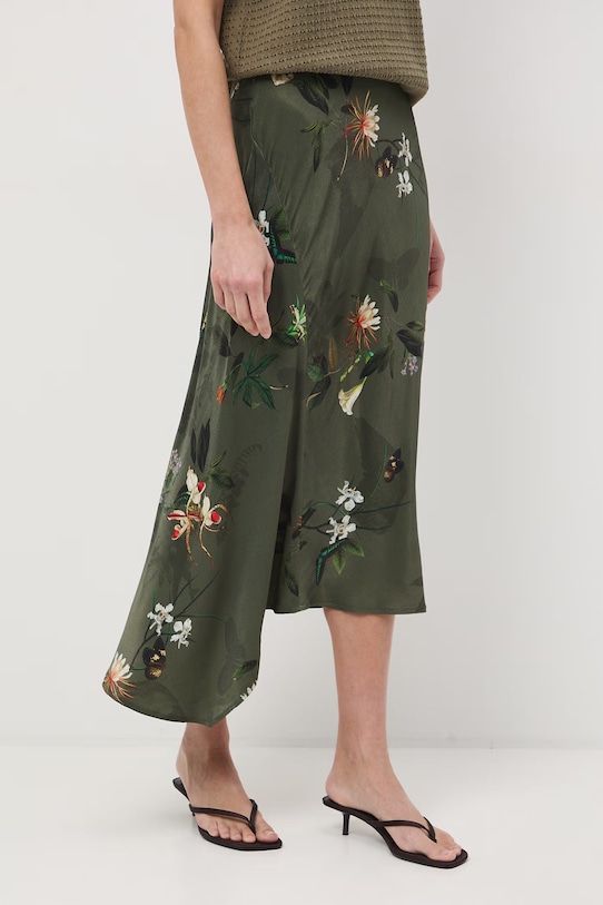 Medicine spódnica asymetryczna z wiskozy RS26-SDD503 zielony RS26