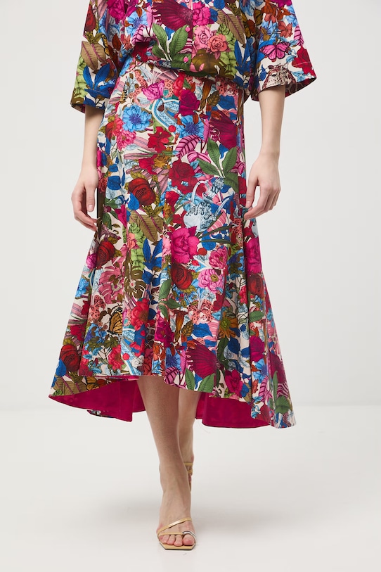 Medicine spódnica asymetryczna bawełniana RS26-SDD650 multicolor RS26