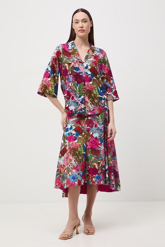 Odzież Medicine spódnica asymetryczna bawełniana RS26-SDD650 multicolor